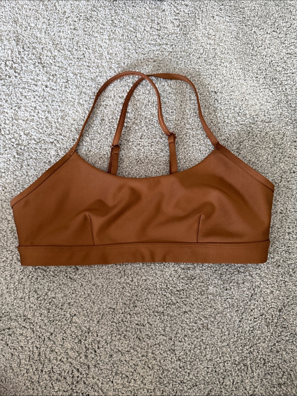 All Comfort Stretch Sports Bra - Brown